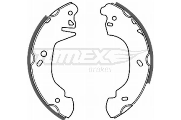 TOMEX BRAKES stabdžių trinkelių komplektas TX 20-34